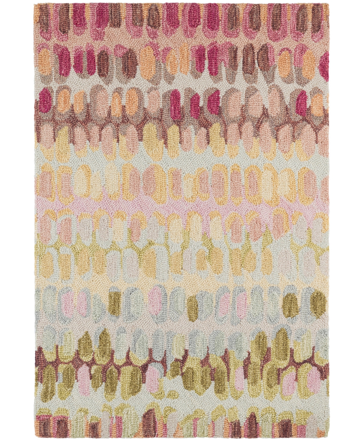 Dash And Albert Rugs By Annie Selke Paint Chip Wool Da1002 3'x5' Area Rug In Multi