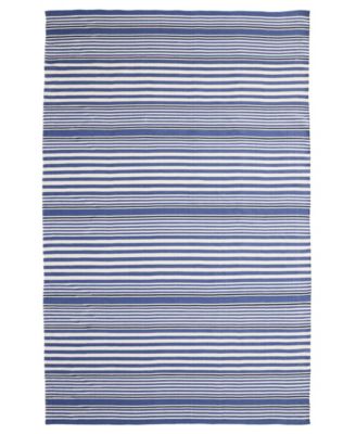 Dash and Albert Rugs by Annie Selke - Rugby Stripe Indoor/Outdoor RDB176 6'x9' Area Rug