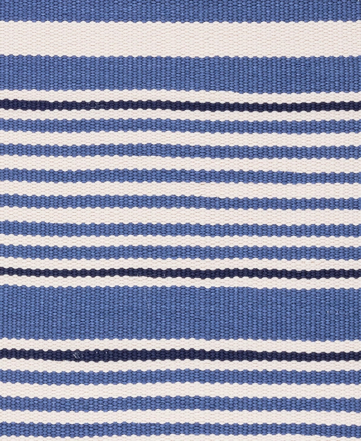 Dash And Albert Rugs By Annie Selke Rugby Stripe Indoor/outdoor Rdb176 3'x5' Area Rug In Blue