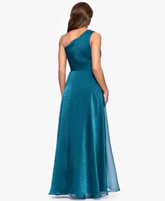 Women's One-Shoulder Organza Ball Gown