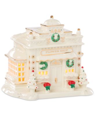 NEW FOR 2025! Mistletoe Park Light-Up Flower Shop Figurine, Exclusively at Macy's