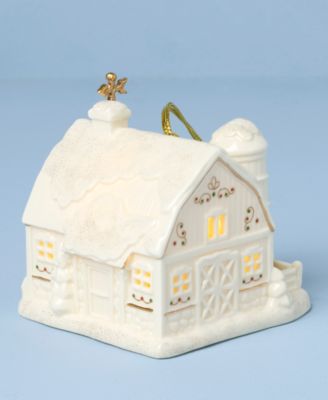 NEW FOR 2025! Mistletoe Park Barn Lit Ornament, Exclusively at Macy's