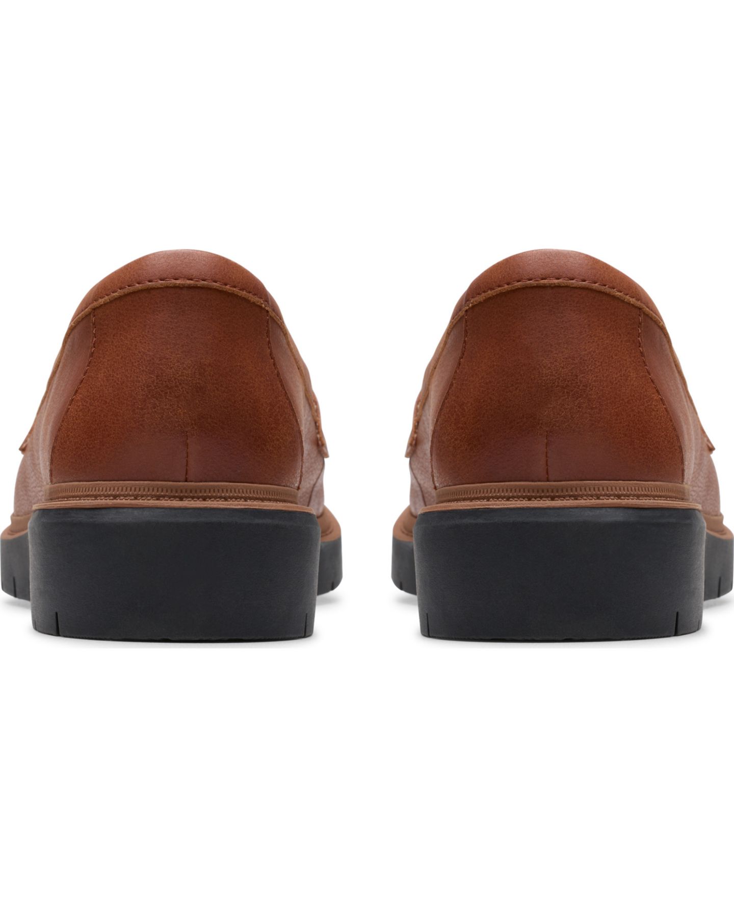 Женские туфли Clarks Westlynn Glow Slip-On, цвет: Рыжевато-коричневый кожаный — фото 3