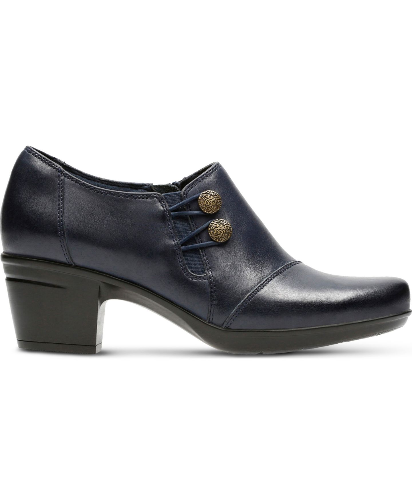 Женские кожаные ботильоны Clarks Collection Emslie Warren, цвет: Чёрный — фото 14