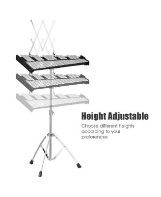 30 Notes Percussion with Practice Pad Mallets Sticks Stand