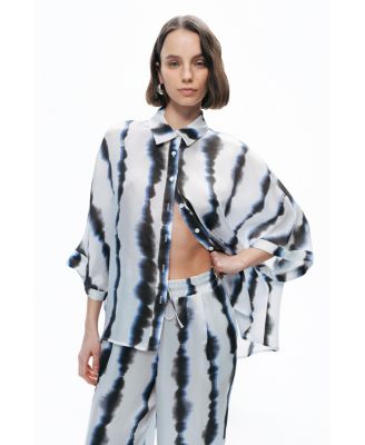 Women's Tie-Dye Patterned Shirt