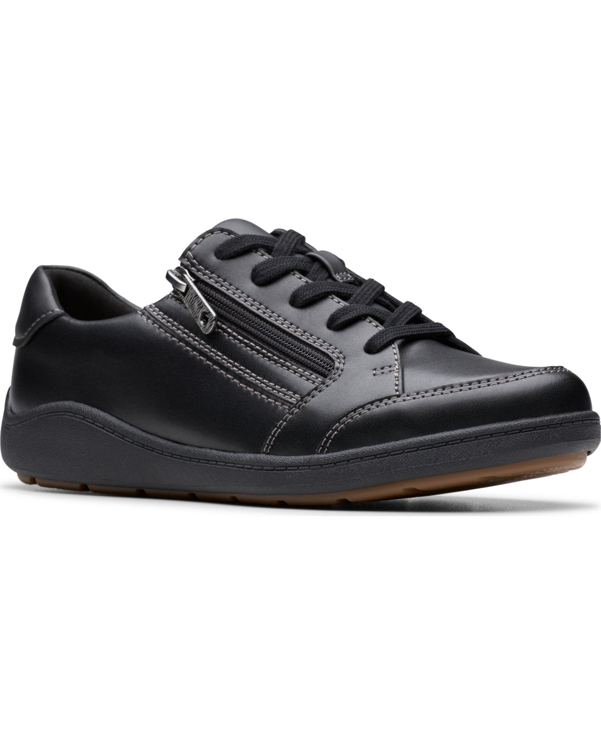 Women's Bryianne Bayla Round Toe Sneakers - Bronze Metallic Leather