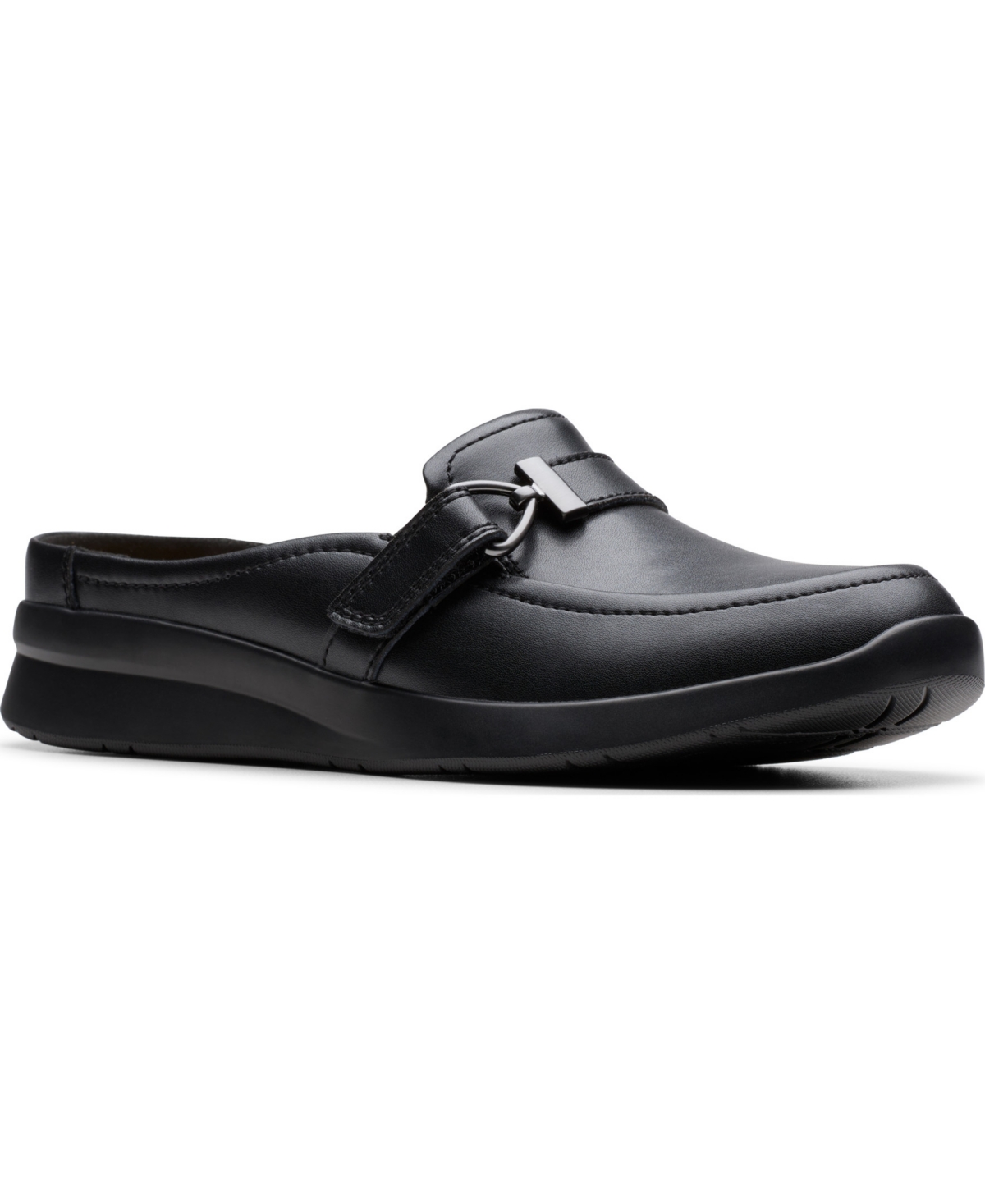 Clarks Women's Ellowyn Amelia Slip-on Mules In Black