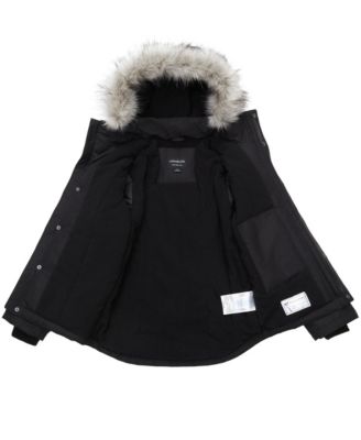 Little and Big Boys' Parka Jacket with Removable Trim