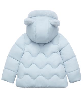 Baby Girls Soft Lined Puffer Jacket 6-24M