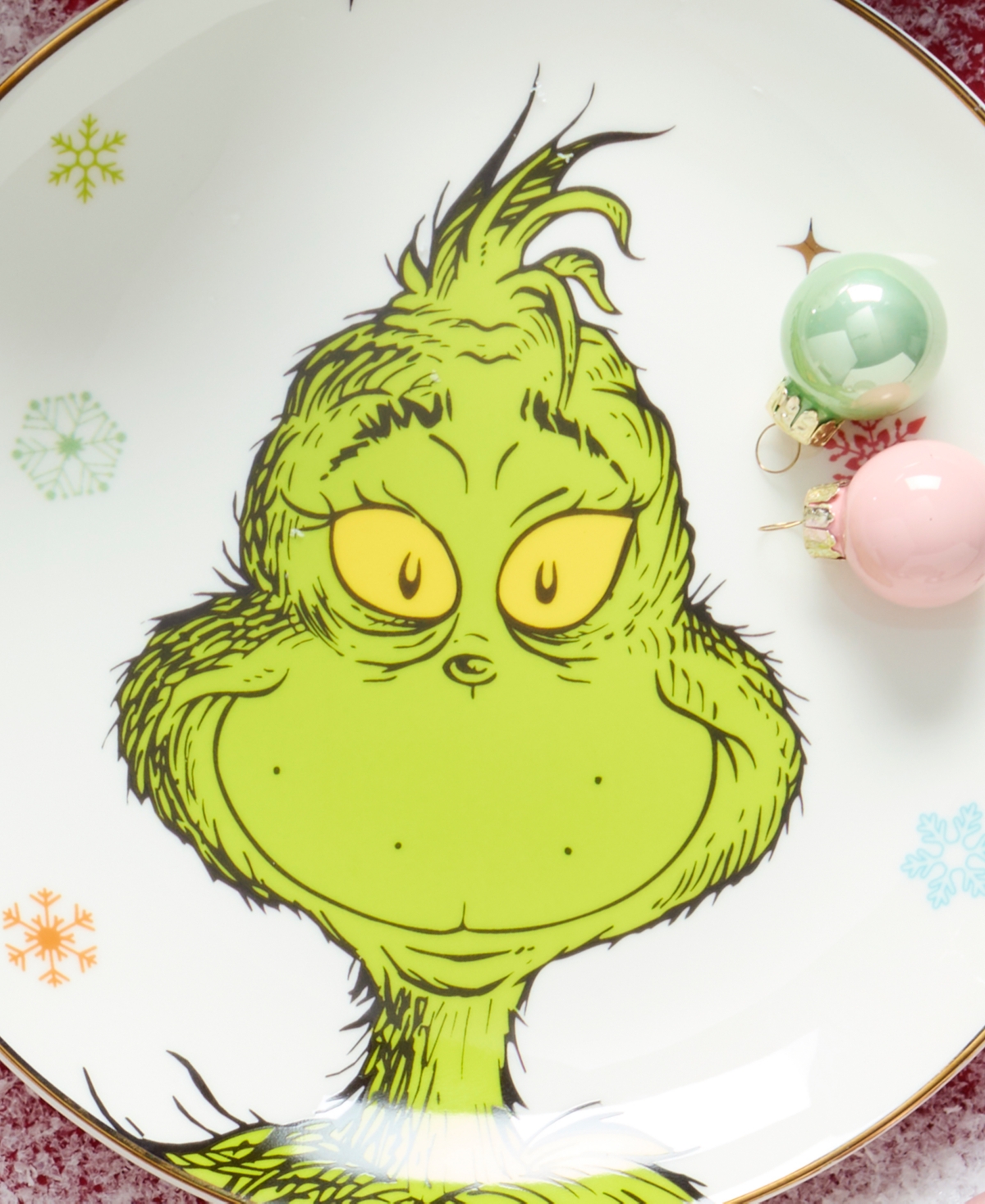 Lenox Merry Grinchmas Accent Plates, Set of 4