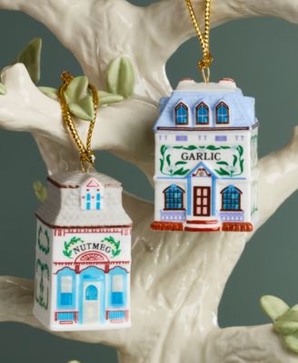 NEW FOR 2025! Spice Village Ornaments, Set of 10