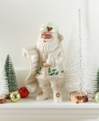 2025 African American Santa with List Figurine