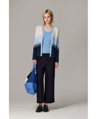 Women's Lurex Wool Cardigan | Metallic Button Up V Neck Sweater | Ultra Soft Ribbed Shimmer Knit | Machine Washable Cardigan Sweaters