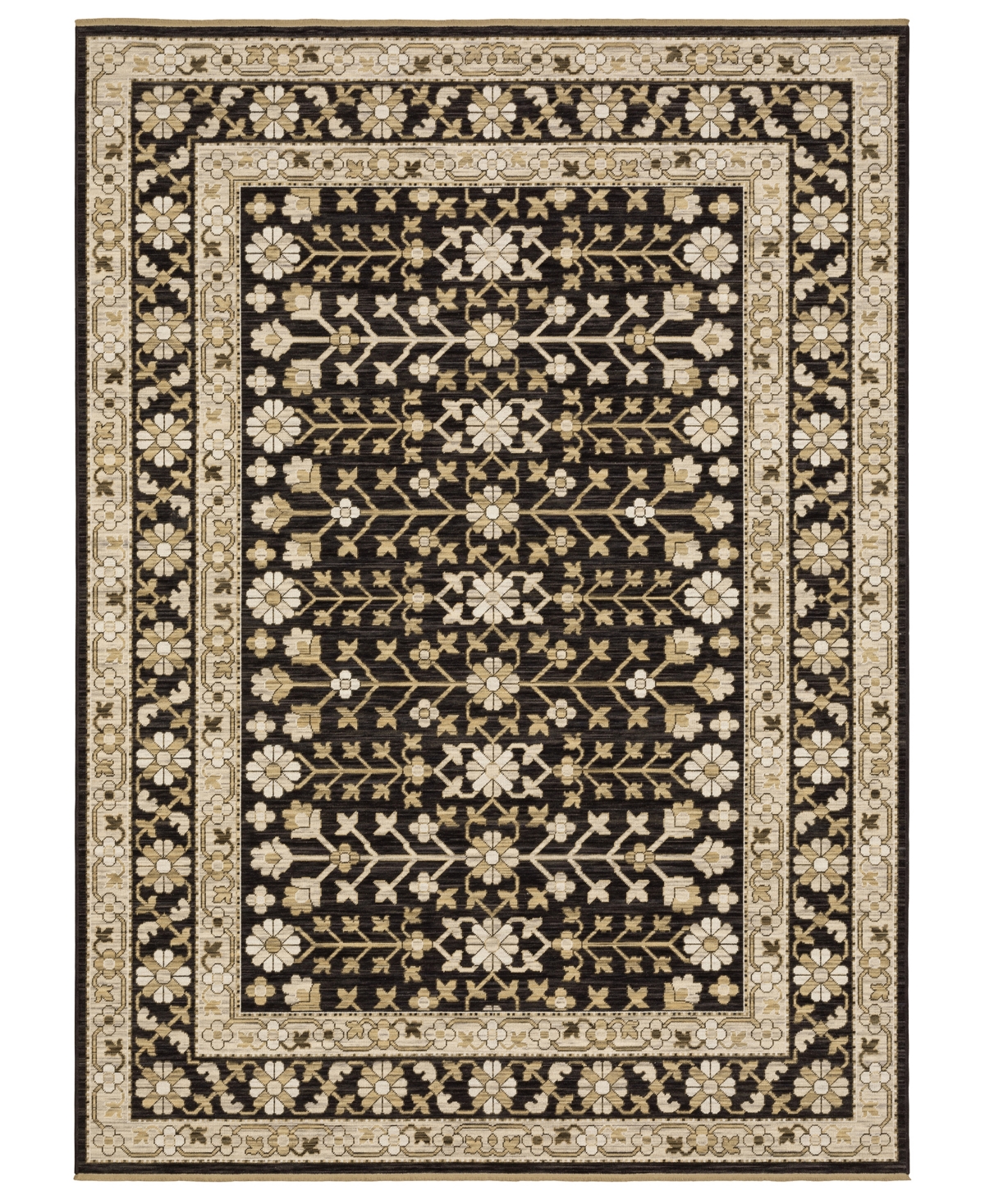 Oriental Weavers Acacia Aca10 2'6"x10' Runner Area Rug In Brown