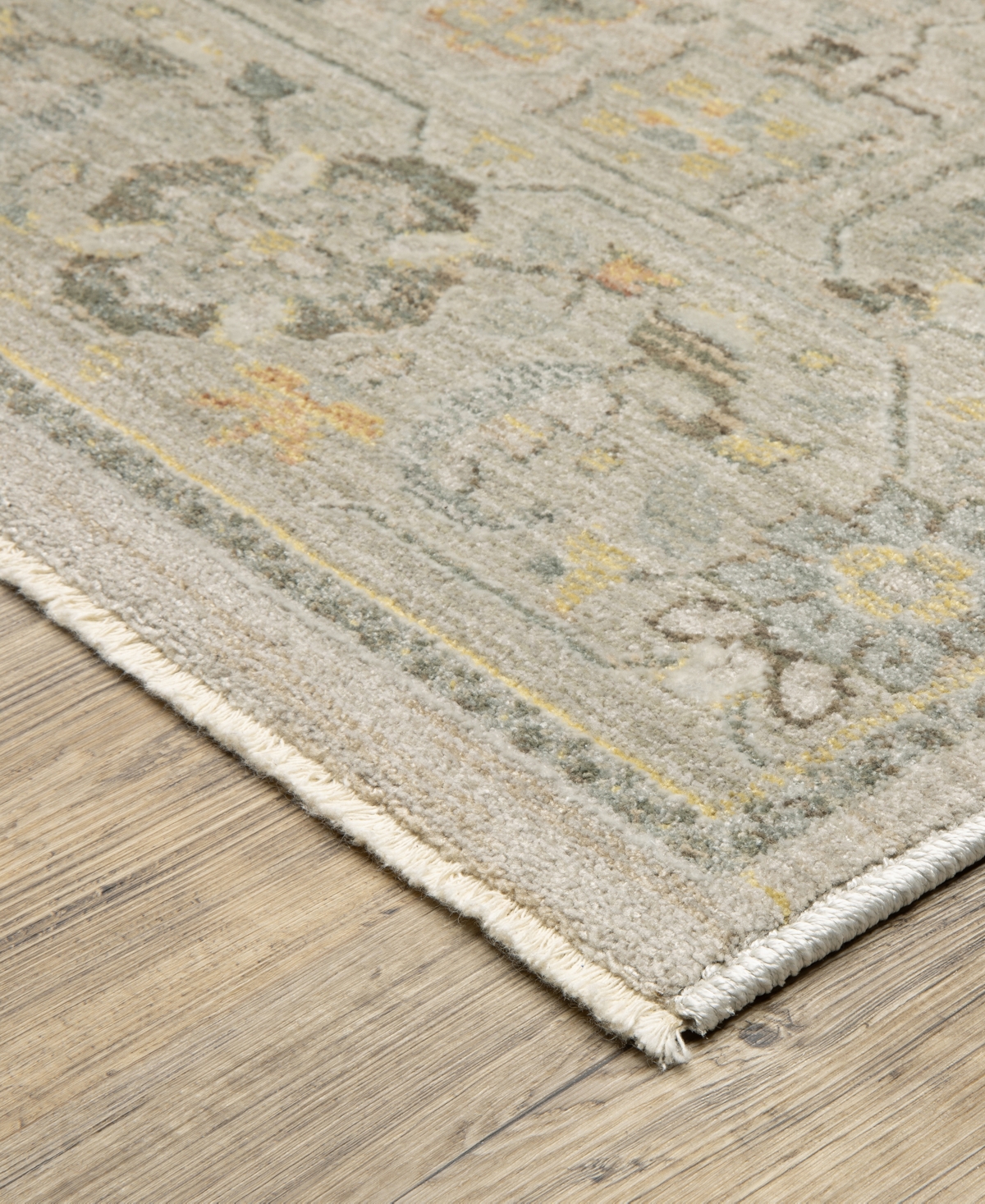 Oriental Weavers Keaton Kea06 2'3"x7'6" Runner Area Rug In Gray