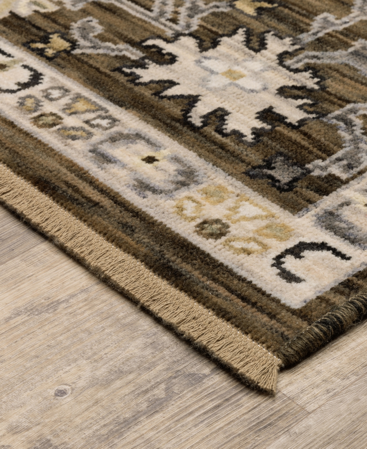 Oriental Weavers Acacia Aca01 2'6"x10' Runner Area Rug In Brown
