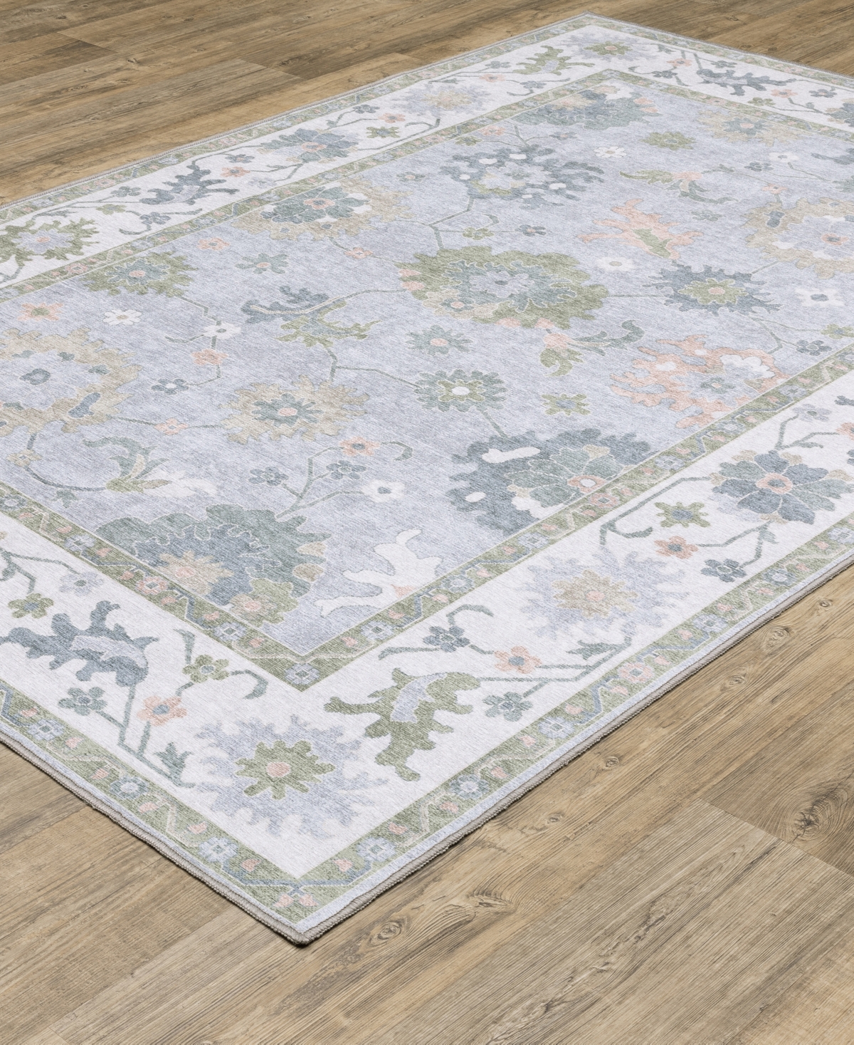 Oriental Weavers Addison Machine Washable Add06 9'10"x12' Area Rug In Blue