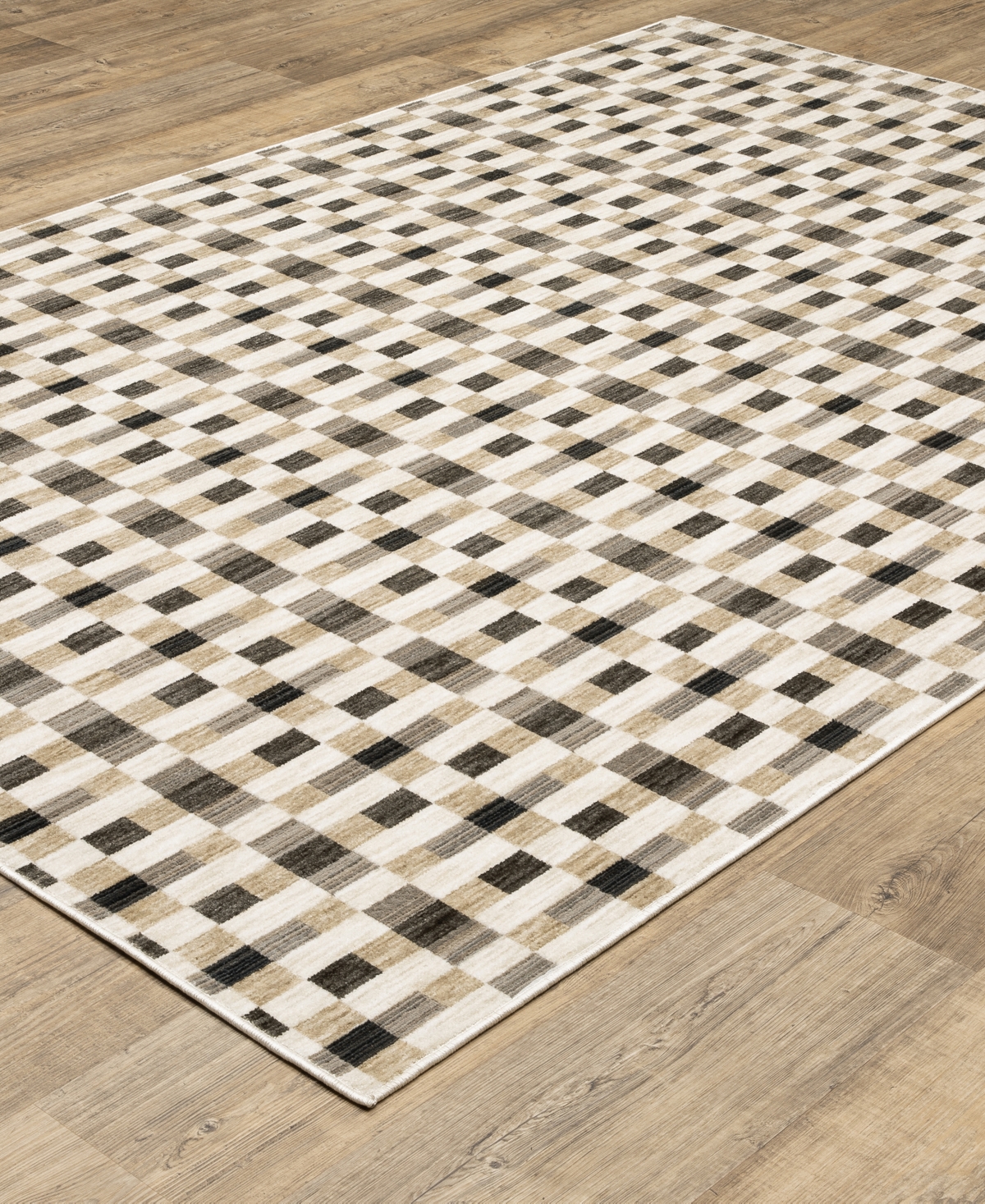 Oriental Weavers Hunter Hnt05 7'10"x10' Area Rug In Black