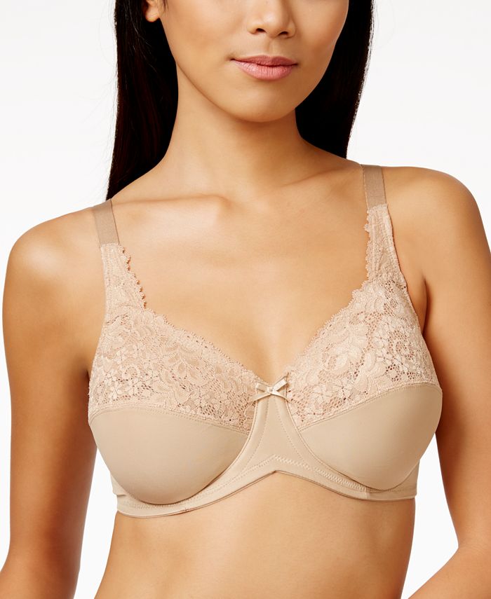 Lilyette Minimizer Comfort Lace Underwire Bra 428 & Reviews All Bras