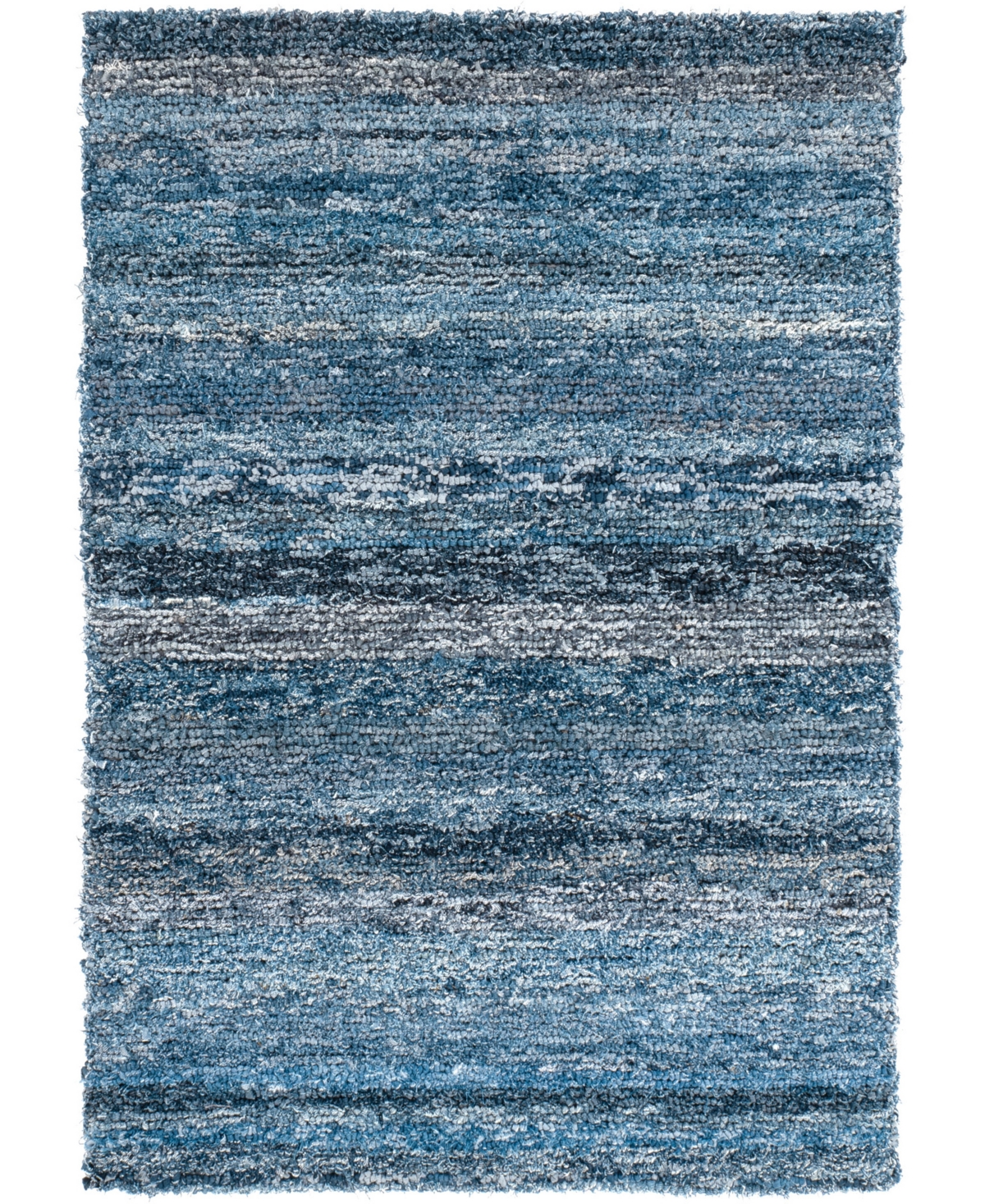Dash And Albert Rugs By Annie Selke Denim Chindi Da2206 9'x12' Area Rug In Blue