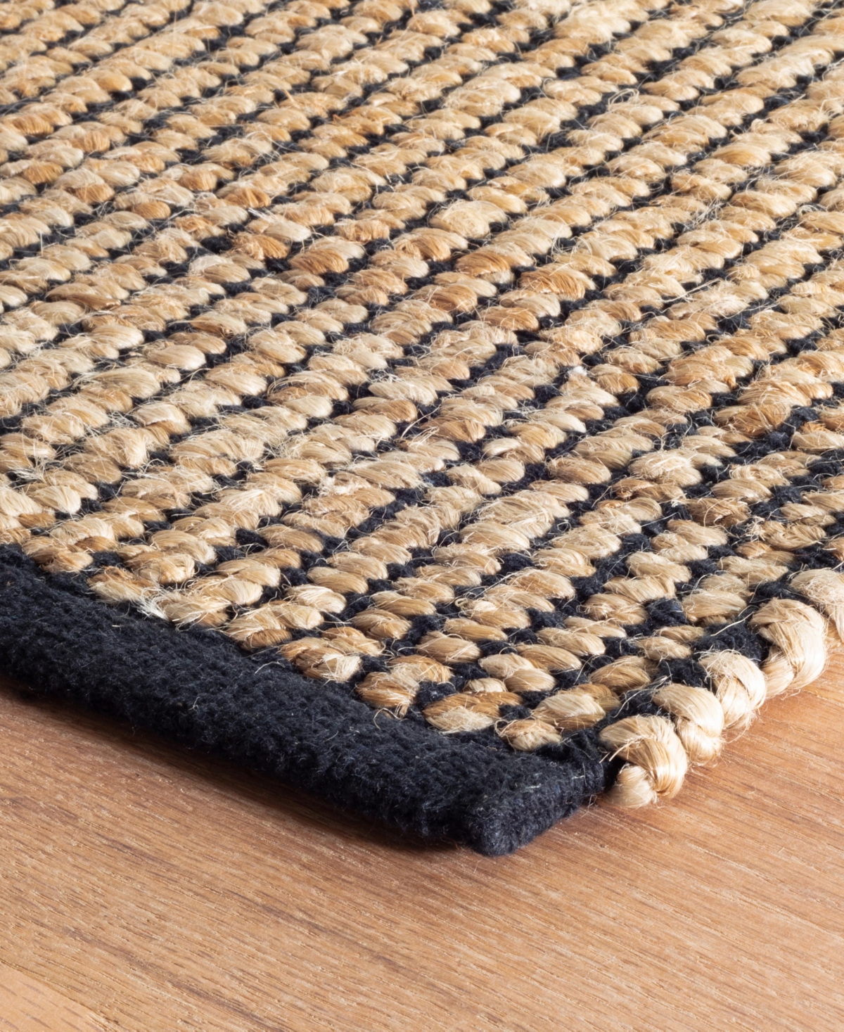 Dash And Albert Rugs By Annie Selke Gridwork Da975 5'x8' Area Rug In Black