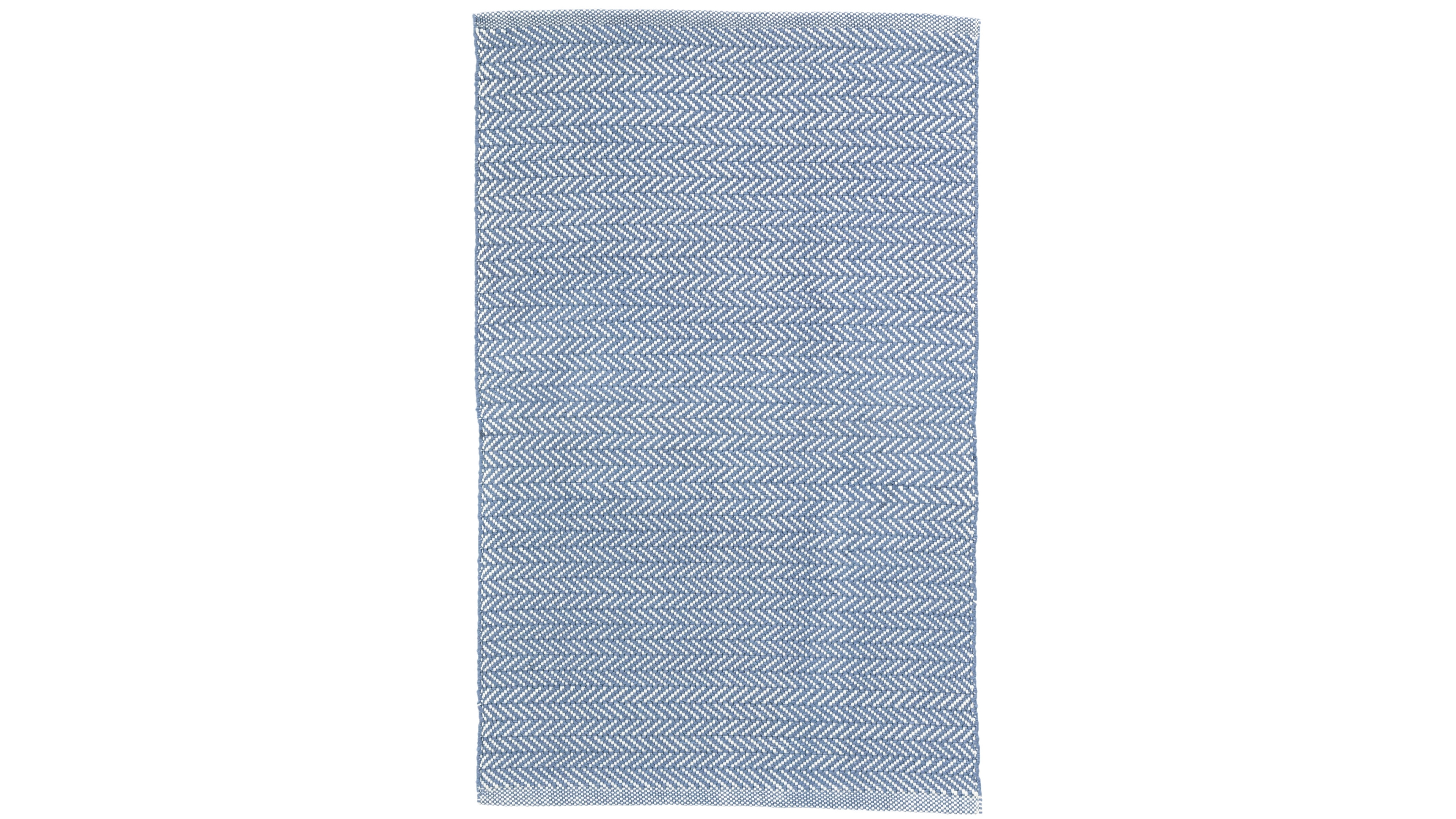 Dash and Albert Rugs by Annie Selke Herringbone Indoor/Outdoor DA395 2'6''x18' Runner Area Rug