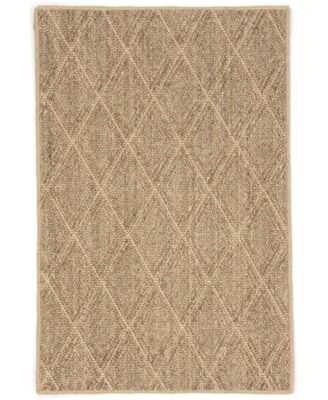 Dash and Albert Rugs by Annie Selke - Diamond Natural Sisal RDA430 10'x14' Area Rug