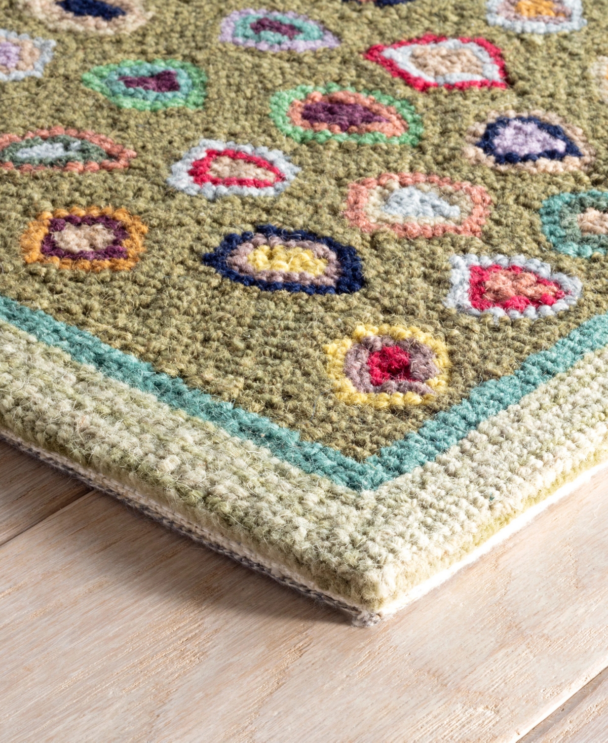 Dash And Albert Rugs By Annie Selke Cat's Paw Rda150 9'x12' Area Rug In Green