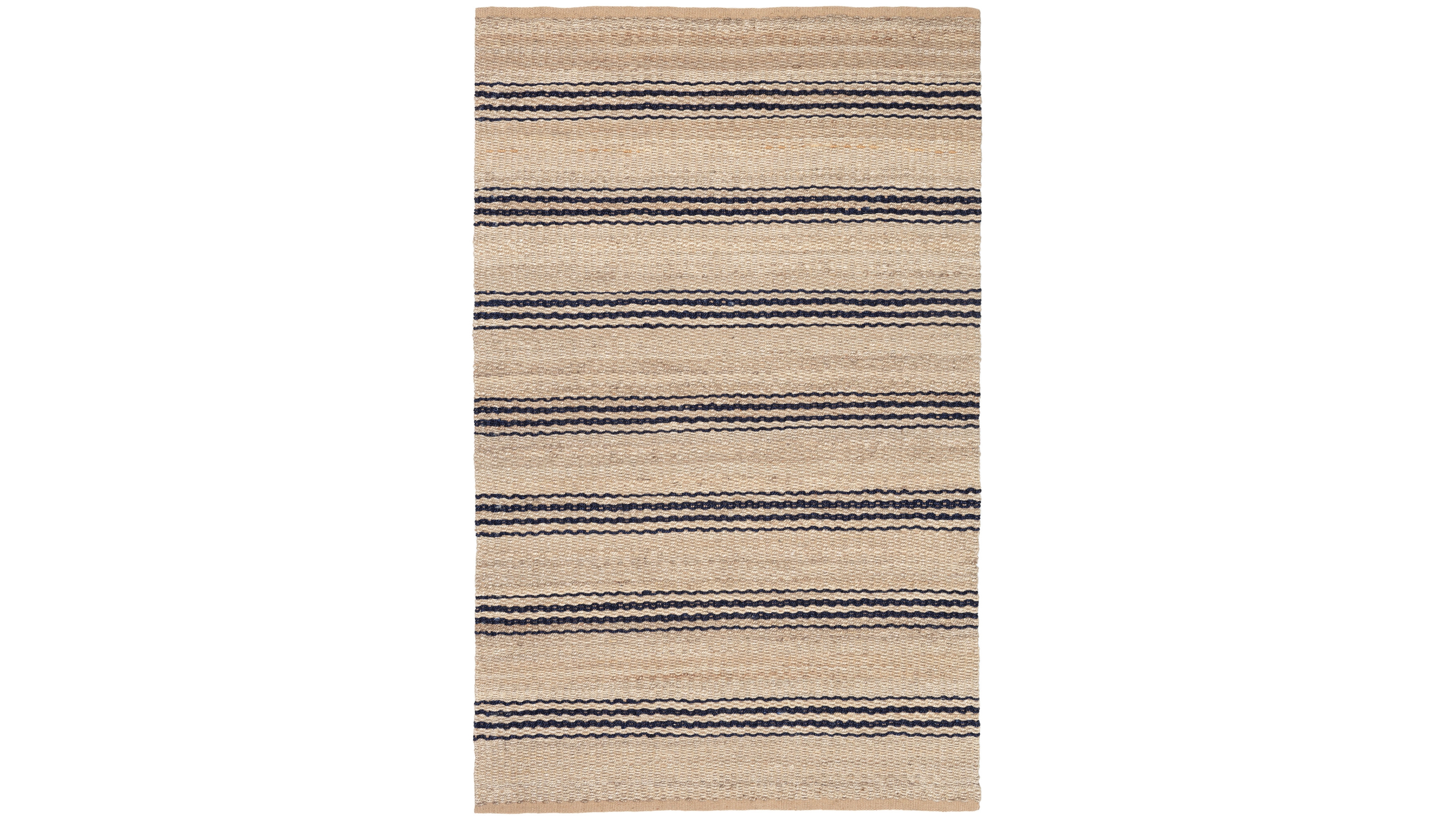 Dash and Albert Rugs by Annie Selke Jute Ticking RDA321 3'x5' Area Rug