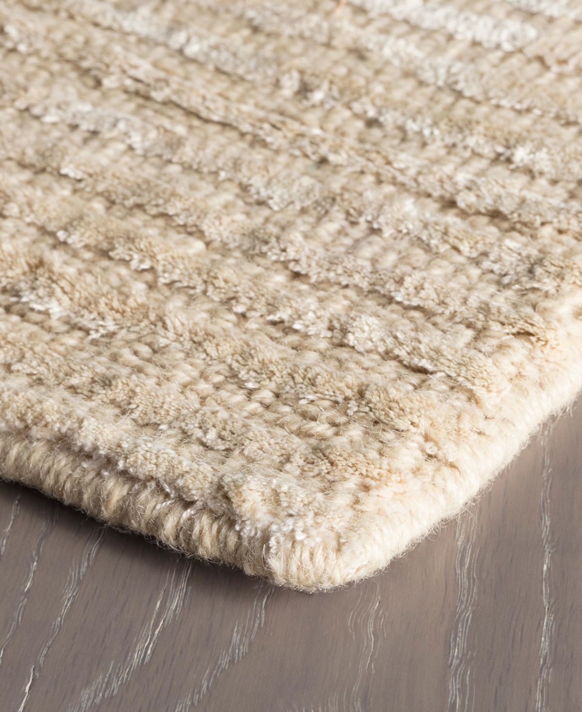Dash And Albert Rugs By Annie Selke Cut Stripe Rda243 3'x5' Area Rug In White