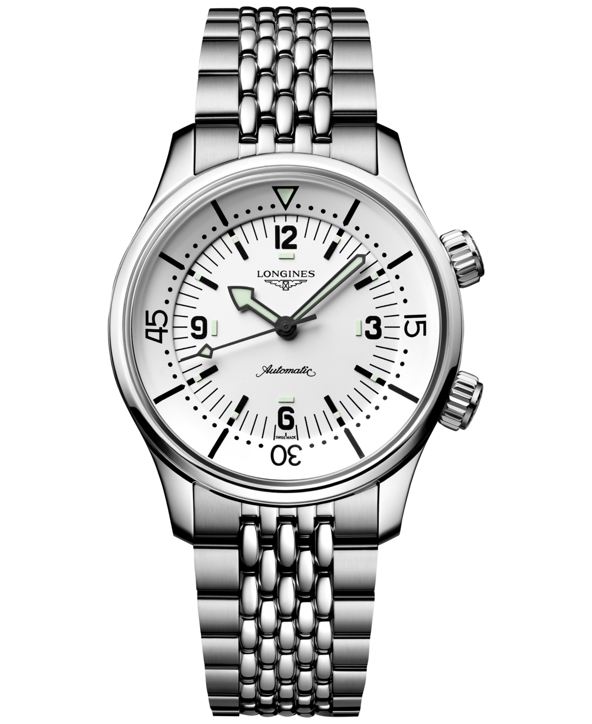 Longines Men's Legend Diver Automatic Stainless Steel Watch 39mm