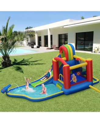 Inflatable Kid Bounce House Slide Climbing Splash Pool Jumping Castle