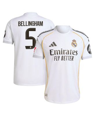 adidas - Men's Jude Bellingham White Real Madrid 2025/26 Home Authentic Jersey