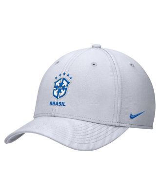 Nike - Men's White Brazil National Team Rise Swoosh Performance Flex Hat