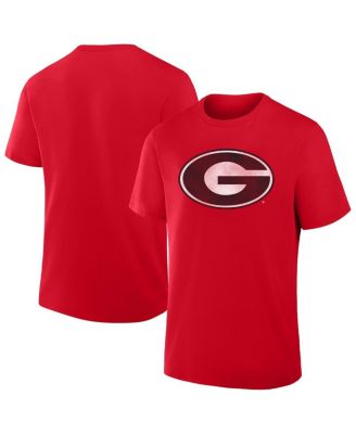 Fanatics - Men's Red Georgia Bulldogs Big Tall Distressed Vintage Logo T-Shirt