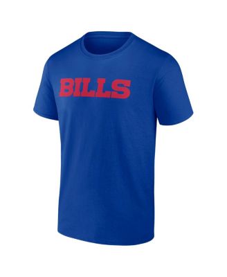 Men's Royal Buffalo Bills Big Tall Number One Dad T-Shirt
