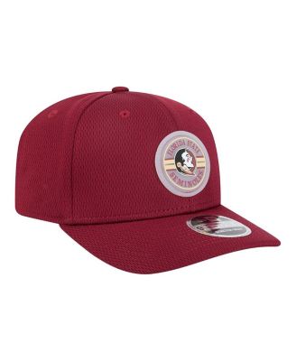 Men's Garnet Florida State Seminoles Patched 9SEVENTY Stretch-Snap Adjustable Hat