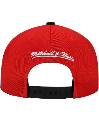 Men's Red/Black Detroit Red Wings Under Arch Two-Tone Pro Crown Snapback Hat