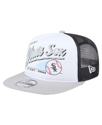 New Era - Big Boys and Girls&nbsp;White Chicago White Sox Retro 9FIFTY Snapback Hat