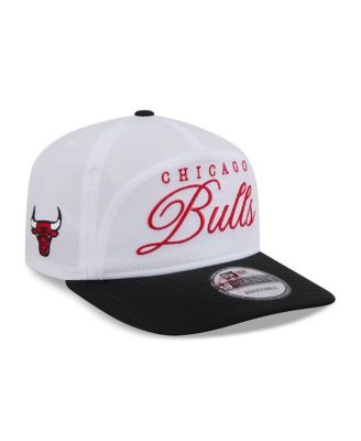 Men's White/Black Chicago Bulls 2025 NBA Draft On-Stage Nylon 19TWENTY Adjustable Hat