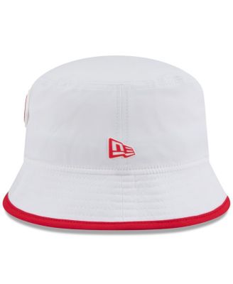 Men's White Kansas City Chiefs 2025 NFL Training Camp Stretch Bucket Hat