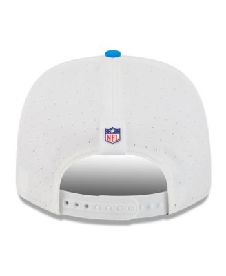 Men's White/Blue Detroit Lions 2025 NFL Training Camp Throwback Logo 9SEVENTY Adjustable Hat