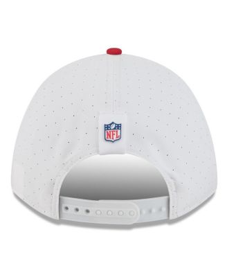 Men's White/Scarlet San Francisco 49ers 2025 NFL Training Camp A-Frame 9FORTY Adjustable Hat