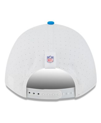 Men's White/Blue Detroit Lions 2025 NFL Training Camp A-Frame 9FORTY Adjustable Hat
