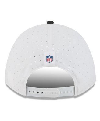 Men's White/Black Baltimore Ravens 2025 NFL Training Camp A-Frame 9FORTY Adjustable Hat