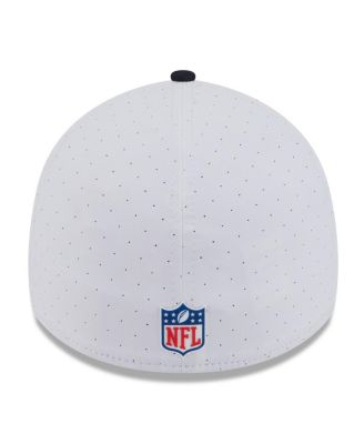 Men's White/Navy Houston Texans 2025 NFL Training Camp 39THIRTY Flex Hat