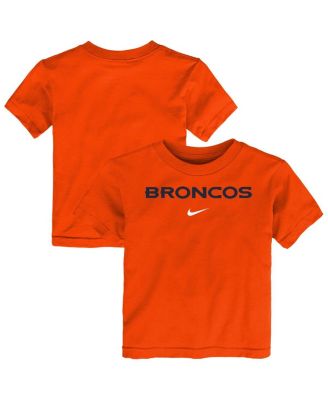 Nike - Toddler Orange Denver Broncos Wordmark T-Shirt