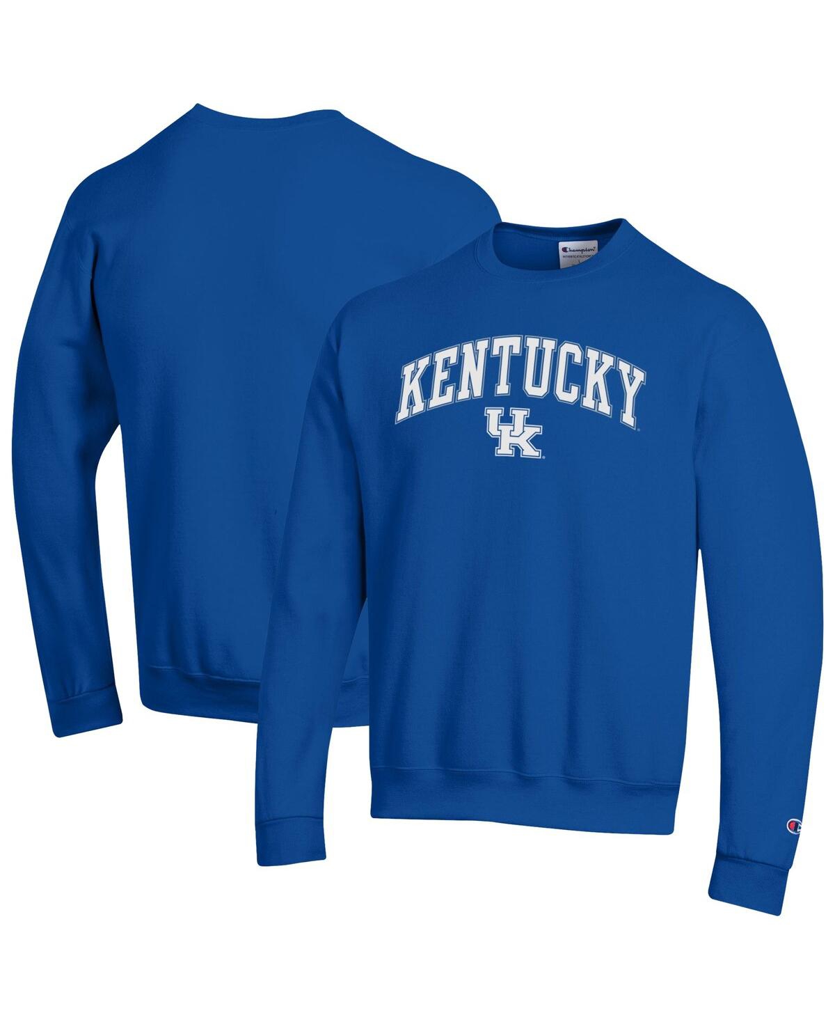 Men'sÂ Royal Kentucky Wildcats Arch Over Logo Pullover Sweatshirt - Royal