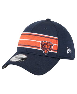 New Era - Men's Navy Chicago Bears Stripes 39THIRTY Flex Hat